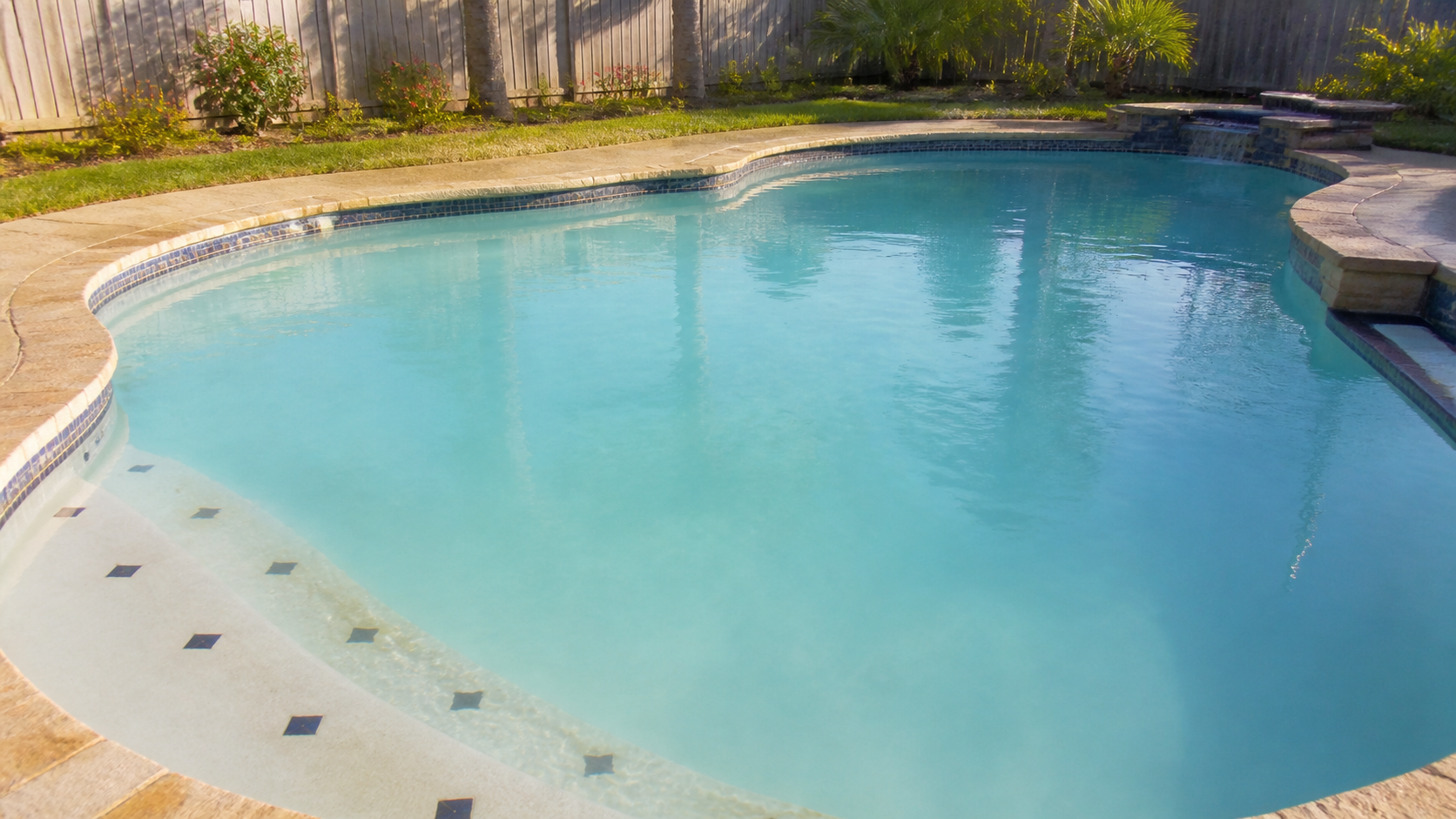 Why is my pool cloudy in a residential Texas backyard